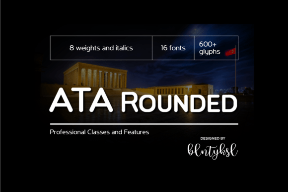 Ata Rounded Font for Modern Design