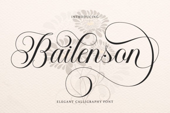 Bailenson Font for Elegant Branding