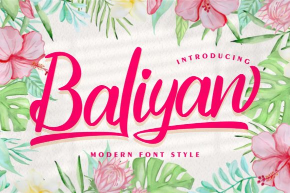 Baliyan Font for Creative Projects