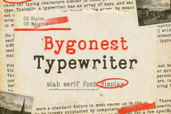 Bygonest Font: Vintage Slab Serif Style