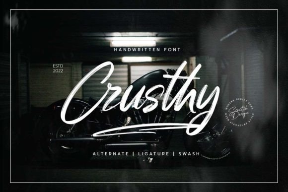Crusthy Font for Business Branding