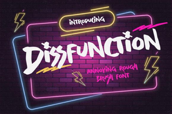 Dissfunction Font: A Natural Handwritten Display