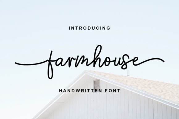 Farmhouse Font: Handwritten Elegance for Crafters