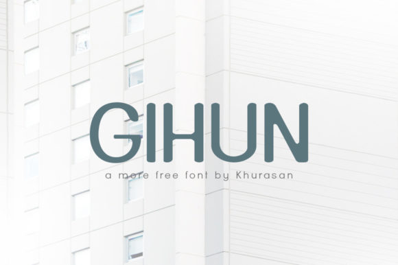 Gihun Font: A Modern Typeface for Creative Branding Projects