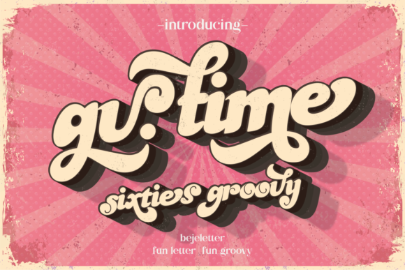 Gv. Time Font for Stylish Design