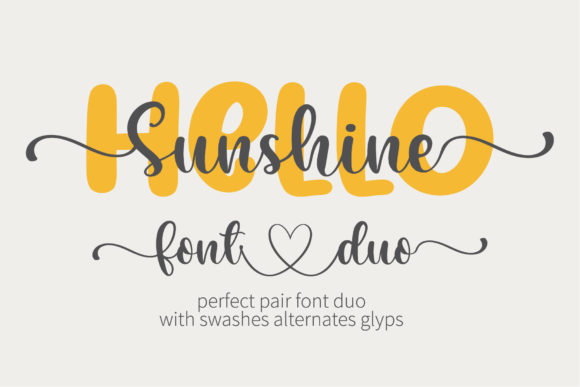 Hello Sunshine Font: A Charming Typeface for Digital Branding