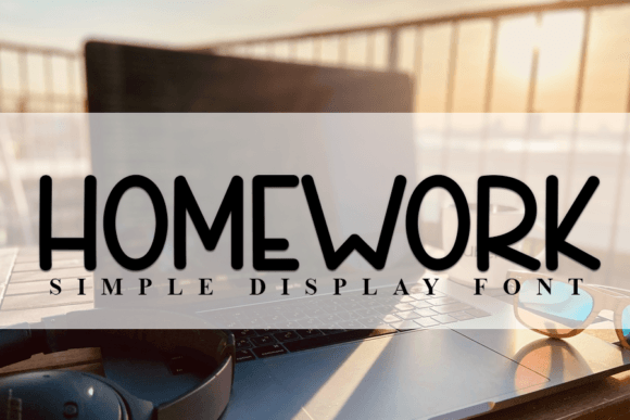 Homework Font: Modern Handwritten Type