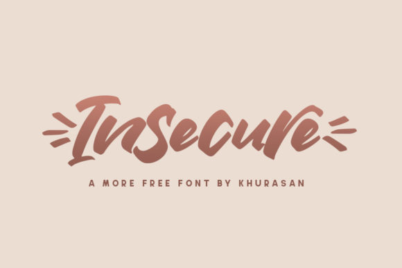 Insecure Font: Modern Handwritten Style
