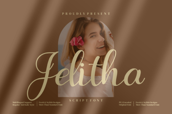 Jelitha: A Stylish Script Font