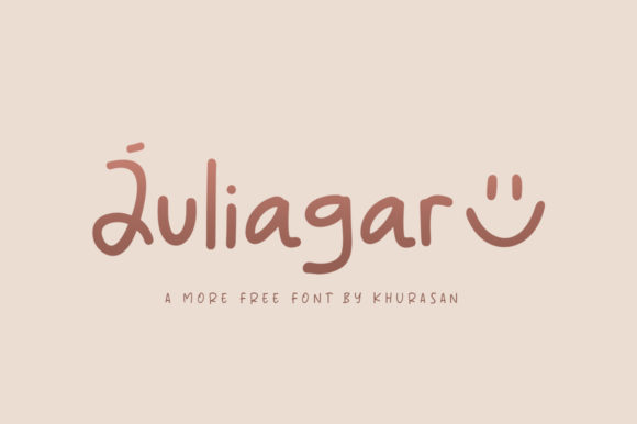 Juliagar Font for Creative Makers