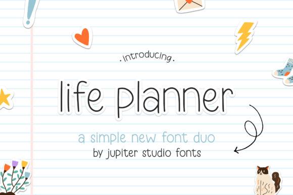 Life Planner Duo Font for Creative Projects
