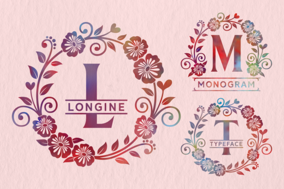 Longine Font: Elegant Decorative Type