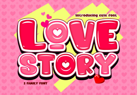 Love Story Font for Creative Projects