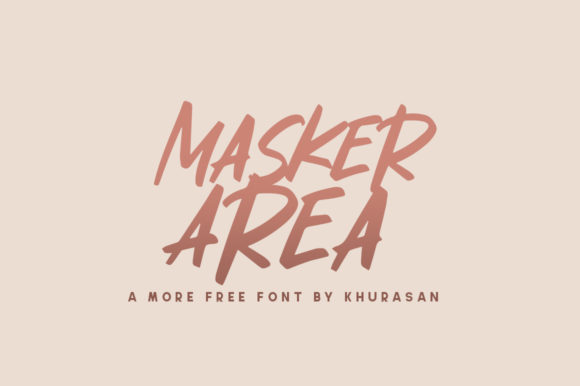 Masker Area Font for Web Design