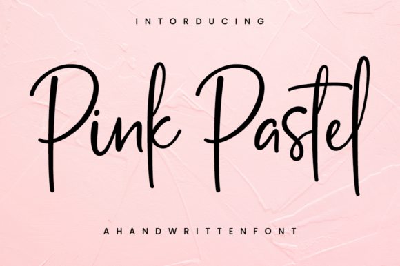 Pink Pastel: A Script Font for Elegance in Editorial Design