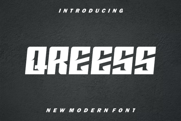 Qreess Font: A Modern Display Type