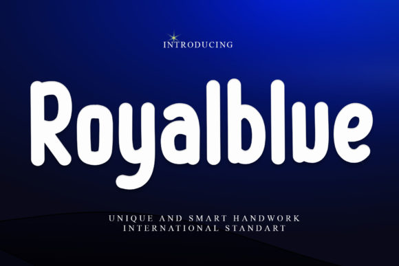 Royalblue Font for Web Design