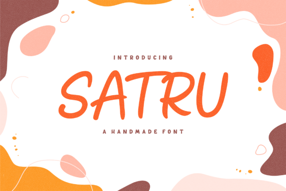 Satru Font for Creative Branding