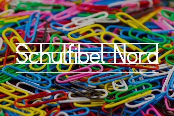 Schulfibel Nord Font for Editorial Design