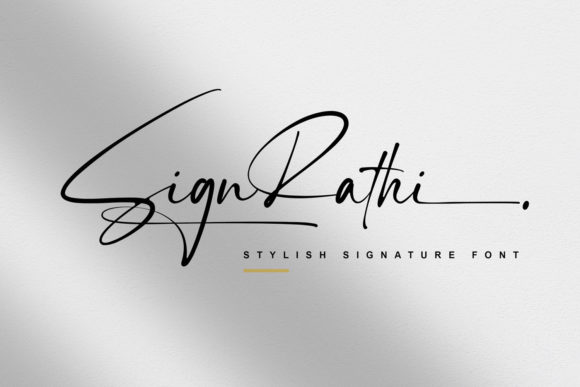 Sign Rathi Font for Creative Campaigns