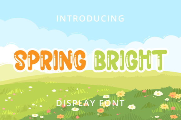 Spring Bright Font for Creative Design