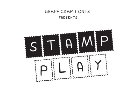 Stamp Play Font for Creative Campaigns