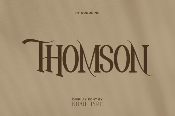 Thomson: A Font That Elevates Your Brand