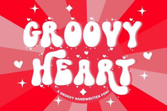 XGroovy Heart Font for Creative Projects